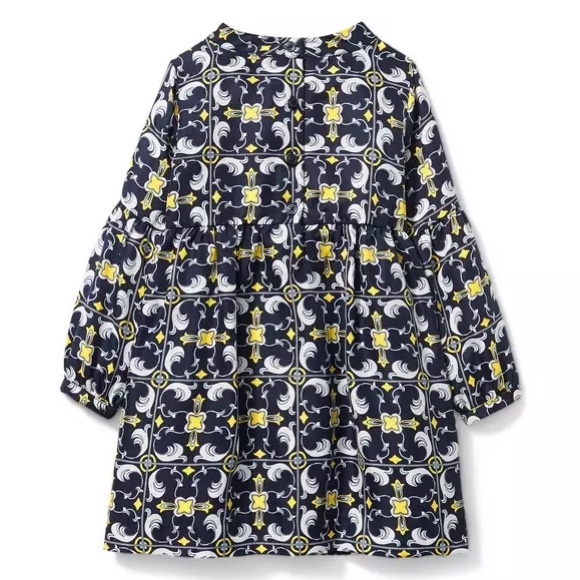 Janie and Jack Medallion Scarf Print Dress 3T - Picture 2 of 4